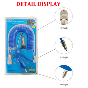 ชุดปืนเป่าลมสำหรับรถบรรทุก สาย PU แบบขด สำหรับทำความสะอาดด้วยเครื่องอัดลม -001 - Product Image 1
