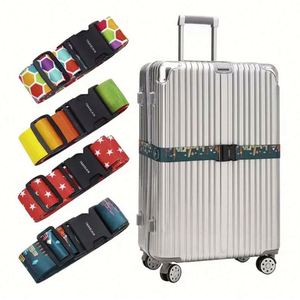 Correa ajustable para empacar bolsas, correas multicolores para equipaje, correas para maletas, accesorios de viaje, cordones - Product Image 1