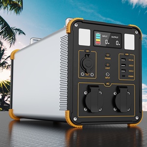 Station d'alimentation portable certifiée CE 1000W 1800Wh, solaire, pour le camping en plein air, usage domestique, prise de type UK, onde sinusoïdale pure - Product Image 1