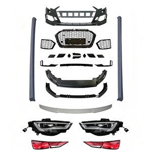 Kit de conversion complet de carrosserie pour <span class=keywords><strong>Audi</strong></span> <span class=keywords><strong>A3</strong></span> 8V berline 2013-2016 à 2017-2019, style RS3, transformation de l'ancien au nouveau modèle - Product Image 3