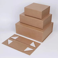 Boîte pliante en papier rigide de luxe de couleur personnalisée avec couvercle à fermeture magnétique Boîte cadeau magnétique en carton pliable