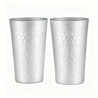 Gobelet en aluminium pour boissons froides, soda au citron, pour fêtes en plein air, gobelet en aluminium de qualité alimentaire, personnalisation