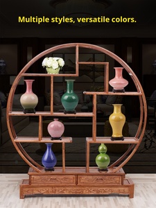 แจกันเซรามิคลายคราม Jingdezhen มีดีไซน์แบบโบราณดีไซน์เรียบง่ายทันสมัยสำหรับห้องนั่งเล่นของตกแต่งตู้ทีวี - Product Image 2