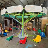 Manège de chaises volantes électrique commercial fiable, équipement de fête foraine certifié CE ISO, en promotion