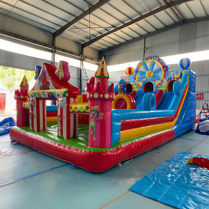 Casa inflable grande para exteriores, Castillo de salto de grado comercial para fiestas infantiles y servicios comerciales de alquiler - Product Image 3