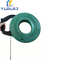 YILI Ruban de tirage composite robuste de 30 m, non conducteur, en spirale, pour conduits électriques professionnels et câblage de grenier