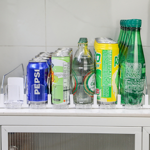 Sistema de Gestión de Botellas y Latas, Dispensador de Cerveza, Organizador de Bebidas con Presión para Refrigerador, Exhibidor de Cigarrillos para Minoristas - Product Image 1