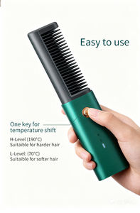 Lisseur de cheveux 2026, peigne chauffant électrique, lisseur chauffant électrique, peigne électrique 2 en 1, brosse lissante électrique - Product Image 3