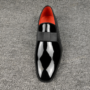 Zapatos de Vestir Elegantes de Otoño para Hombre, Mocasines de Cuero Patentado Casuales de Moda de Alta Calidad, con Punta Cerrada y Sin Cordones, para Negocios, Oficina, Fiestas, Nuevos - Product Image 3