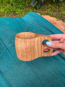 Taza de Té de Madera Natural Ecológica, Hecha a Mano, de Primera Calidad, Vajilla Orgánica y Sostenible, Apta para Oficina y Hogar - Product Image 3