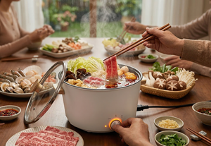 Olla Eléctrica Portátil con Temperatura Ajustable de 100-120V - Product Image 2