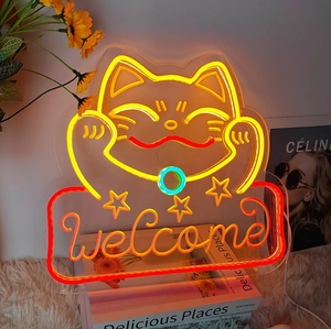 Señal de neón personalizada AudiRS II con luz LED de viaje de silicona de 5V y 12V, luz de neón con logotipo de coche para decoración de empresas - Product Image 5