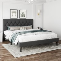 Direkt vom Hersteller: Luxuriöses Modernes Bett im Italienischen Design mit Samtpolsterung, Verstellbarem Kopfteil und Stabilem Eichenholzlattenrost