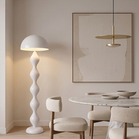 Lampe sur pied LED moderne en forme de gourde, abat-jour en forme de dôme de champignon, lampe sur pied pour salon, décoration de la maison