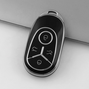 Fundas de TPU para Llaves de Coche con Línea Plateada, Muestras Gratis al por Mayor, para Geely EX2 Xingyuan GEOME, Accesorios para Llaves de Coche, Soporte para Llaves de Fábrica - Product Image 3