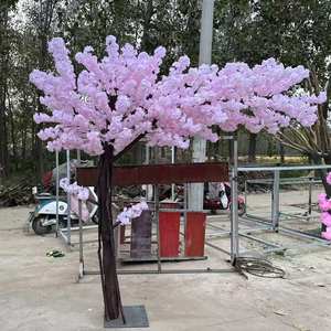 Árbol de flor de <span class=keywords><strong>ciruelo</strong></span> de melocotón de <span class=keywords><strong>cerezo</strong></span> artificial colgante para decoraciones de boda de centro comercial escenas de transmisión en vivo árbol de flor realista - Product Image 1
