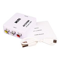 Boîtier convertisseur Allion MINI pour adaptateur 3RCA vers /AV2HD / Convertisseur de jeux vidéo
