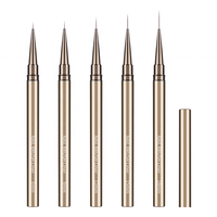 Stylo de dessin d'art d'ongle en Nylon professionnel de haute qualité pour le Gel UV peinture japonaise manucure bricolage beauté utilisation brosse de revêtement d'ongle