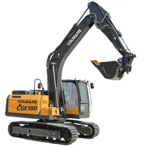 Excavadoras usadas con alto rendimiento eficiente Excavadoras sobre orugas CGE180 en venta