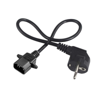 240v ordinateur Euro Schuko 3 broches Ac Iec C13 câble d'extrémité femelle norme européenne Eu 60320 C14 connecteur de prise cordon d'alimentation