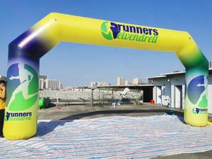 Arco inflable del fabricante, venta al por mayor, arco gigante personalizado promocional, arco inflable para correr para eventos - Product Image 4