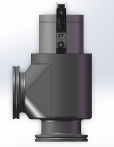 Bellows <b>Seal</b> Flapper Valve DN50 50mm Stainless Steel Series High Vacuum Pneumatic Baffle Valve - Product Image 5