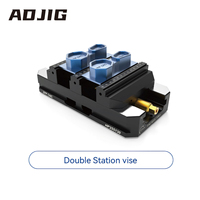 ZPP Quick Change Zero Point Manual Vise CV155125 Jaw yang Dapat Ditukar, Perlengkapan Penahan Kerja untuk Pemesinan CNC Presisi
