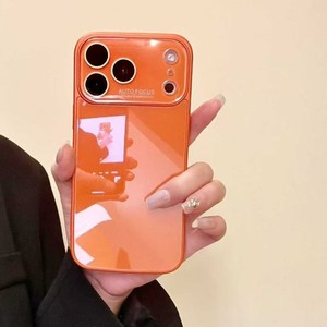 เคสโทรศัพท์ Senyork macaron กระจกนิรภัยแบบมันเงา สำหรับ iPhone 17 pro max 16 15 สีลูกกวาด พร้อมกรอบป้องกันกล้อง จากโรงงาน - Product Image 1