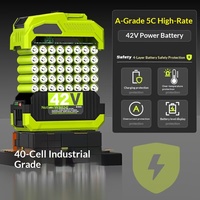 Tronçonneuse électrique professionnelle sans balais 42V 3000W avec guide-chaîne de 18 pouces, haute vitesse, alimentée par batterie, pour la coupe du bois (OEM)
