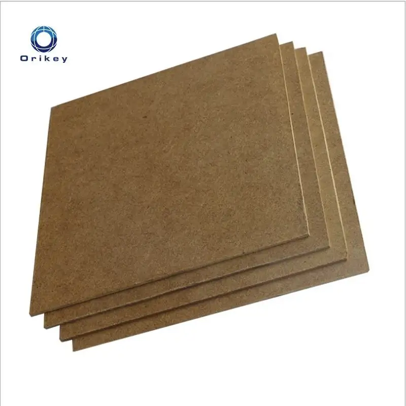 1.8mm 2.5mm 3mm Thin Plain MDF Board for Packing or Back Board Usage