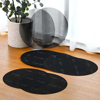 Disques abrasifs à crochets et boucles pour ponçage à plat, 17 pouces, P80, 50 pièces, pour le nivellement des surfaces de sols en bois, l'élimination des rayures