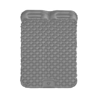 Matelas de couchage ultraléger imperméable pour 2 personnes, tissu nylon TPU, pompe à pied, gonflage à l'air, matelas stable, camping, randonnée, 3 saisons