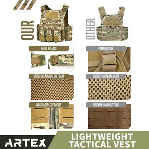 Custom 1000D Polyester Tactical Vest Quick Release Laser Cut Molle Combat Light <b>Weight</b> <b>Plate</b> Carrier Weighted Vest - Product Image 3