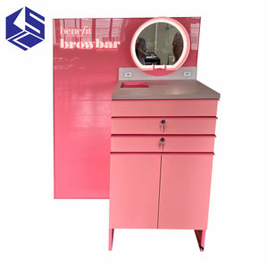 Hot Selling Promotionele Houten Vitrinekasten Custom Design Teller Beauty Cosmetische Moderne Glazen Display Stand 3 Jaar Garantie - Product Image 5