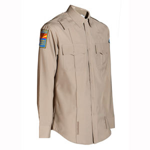 Chemise uniforme à manches longues <span class=keywords><strong>de</strong></span> classe A approuvée par <span class=keywords><strong>la</strong></span> DPS, tissu <span class=keywords><strong>de</strong></span> qualité supérieure, poignets ajustables, chemise professionnelle pour les forces <span class=keywords><strong>de</strong></span> l'ordre - Product Image 5