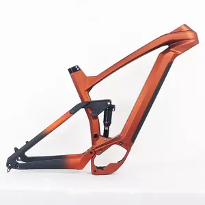 EF837 Toray T1000 Khung Carbon Giảm Xóc Toàn Bộ Khung Xe Đạp Ebike Enduro Leo Núi Phù Hợp Với Động Cơ EP8