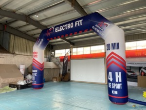 Arco Inflable Reutilizable para Inicio y Fin de Eventos, Inflables Publicitarios con Bomba de Aire y Bolsa de Transporte para Promoción de Exposiciones - Product Image 3