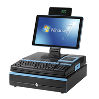 Machine de point de vente 15.6 ''tout en un systèmes de point de vente/caisses enregistreuses à écran non tactile pour petite entreprise S6