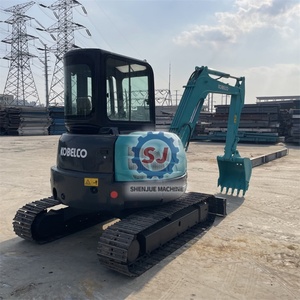 Mini-excavatrice d'occasion Kobelco SK55 5,5 tonnes SK55SR, mini-excavatrice d'occasion d'origine SK55 SK50 SK35, mini-excavatrice d'occasion du Japon CE/EPA - Product Image 2