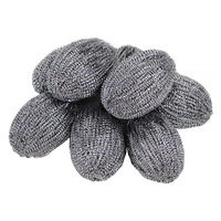 Éponge à récurer en acier inoxydable FF2794, brosse de nettoyage robuste, éponge pour vaisselle, éponge pour casseroles, éponge en acier, éponge à récurer