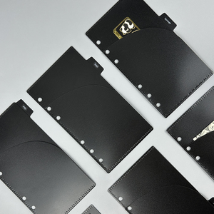 A6 A7 chất kết dính túi ngăn tabs 2 lớp tiền mặt phong bì 6-Ring ngân sách kế hoạch chèn phụ kiện cung cấp tài liệu - Product Image 3