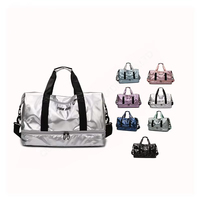 ZY OEM vente en gros grande capacité couleur Nylon sac polochon étanche sport sec humide séparation dames sac polochon week-end sac de sport