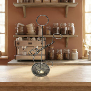 Porta Huevos de Metal Dorado de Alta Calidad para Cocina, Estante para Huevos de Hierro para Encimera - Product Image 2