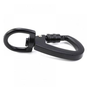 Custom LOGO Heavy Duty Dog Leash Harness Locking Carabiner <b>Clip</b> with Swivel <b>Ring</b> for Securing Pets - Product Image 3