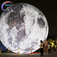 Modèle de Terre Gonflable Publicitaire de Grande Taille Planète Gonflable Géante avec Éclairage LED