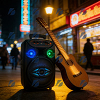 Speaker Karaoke Portabel Kts Gts GTS-1700 5.3, 8 Inch, Outdoor, FM, MP3, dengan Lampu LED RGB 5.3, Daya 5-10W, Baterai 1000-2000mAh
