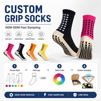Chaussettes de football personnalisées confortables et antidérapantes pour hommes