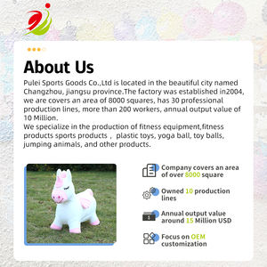 Jouets gonflables pour enfants PVC Bounce Space Hopper Animals Jumping Cow Toy Pump Plastic Color Box OEM Unisex Pink Doll Gonflable - Product Image 4