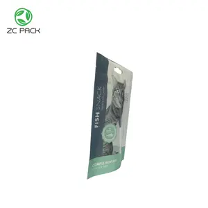Fabrikant Custom Zip Lock Plastic Zak Gelamineerde Stand Up Pouch Matt Doypack Pet Food Bag Verpakking Met Raam