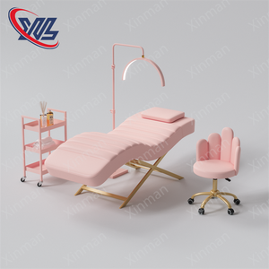 Xinman Nieuw Model S Beauty Bed Ergonomische <span class=keywords><strong>Lounge</strong></span> Stoel Flanel Materiaal Wimper Bed - Product Image 1